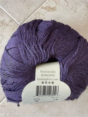 Juniper Moon Farm Findley Merino Wool & Silk Blend Yarn - Deep Purple - Merlot